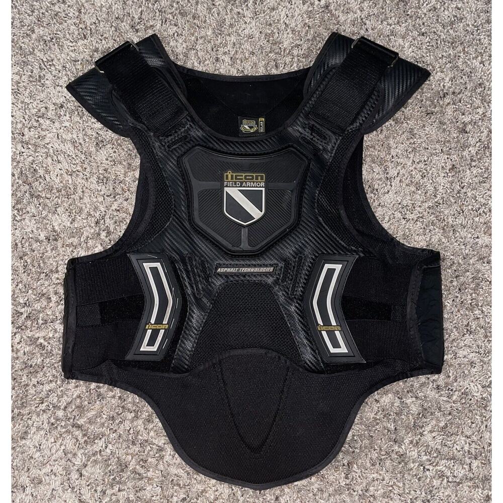 Icon Field Armor Motorcycle Vest Ride Among Us Asphalt Technologies Regular Size